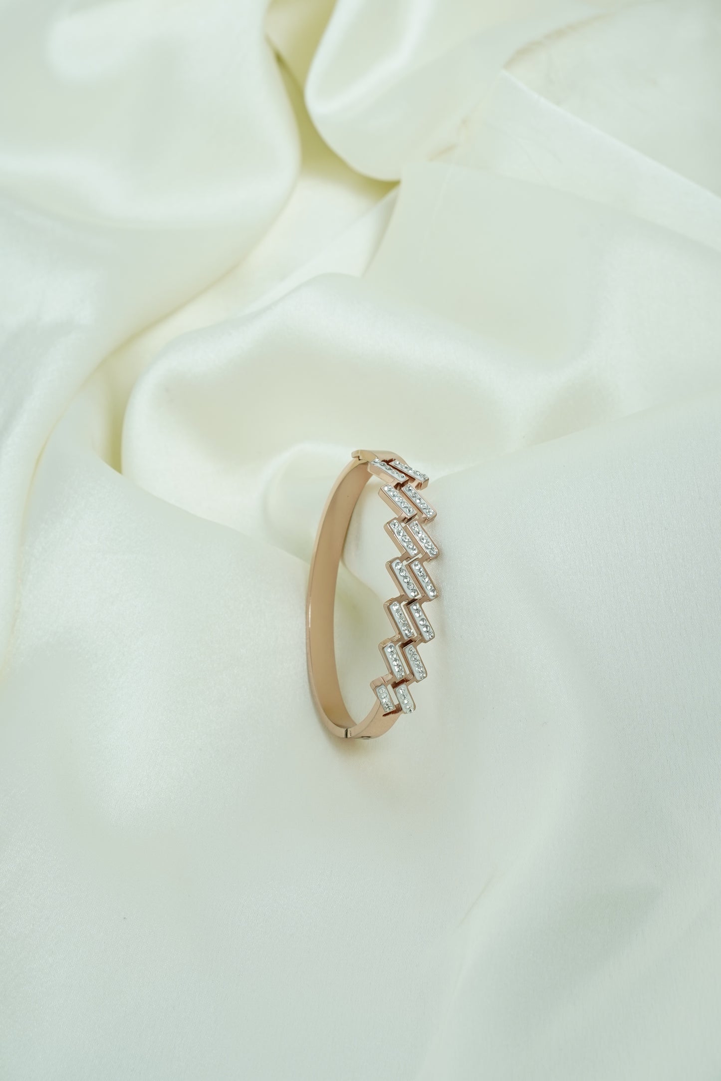 Two wave rose gold