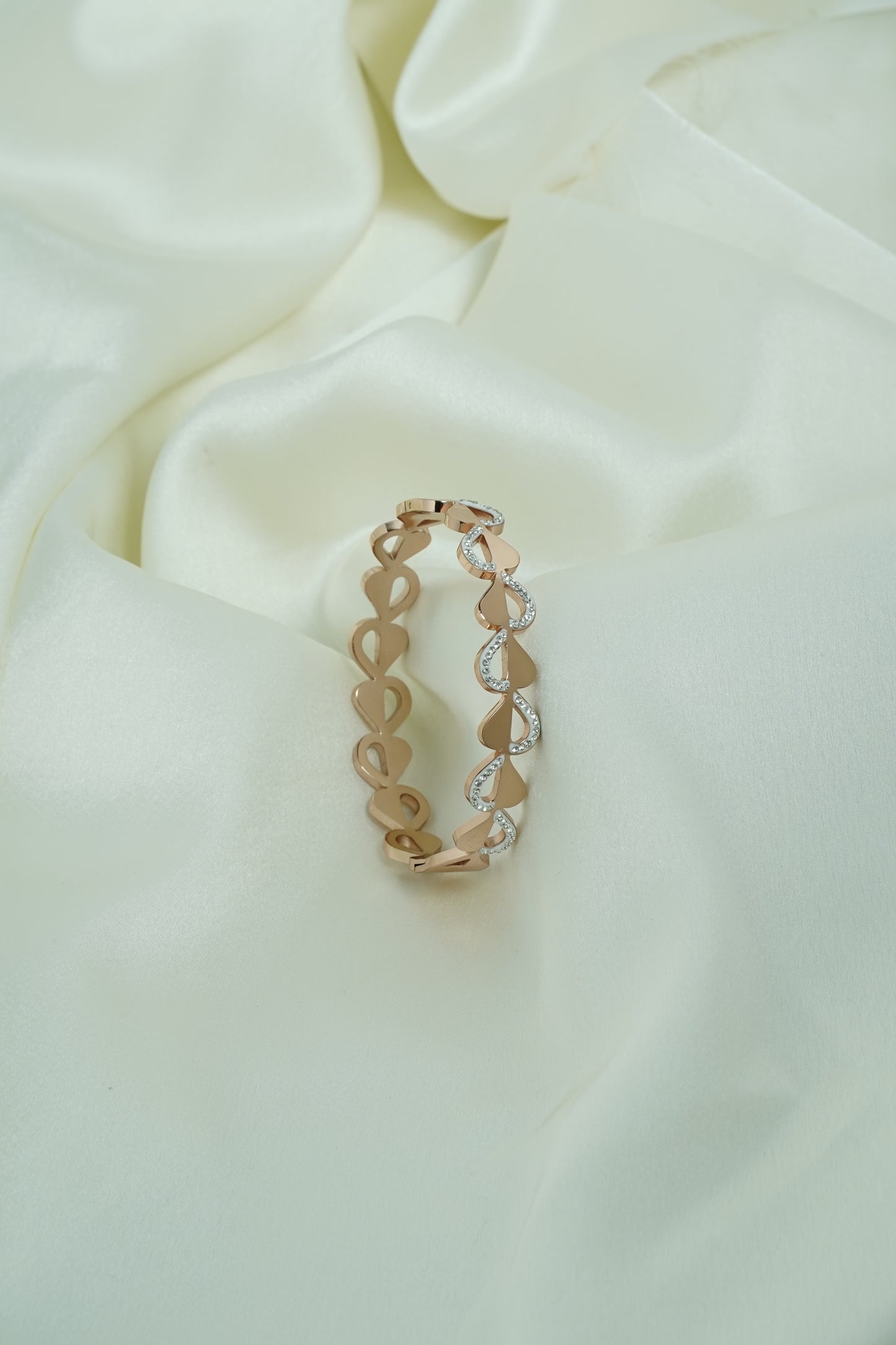 Half Heart rose gold