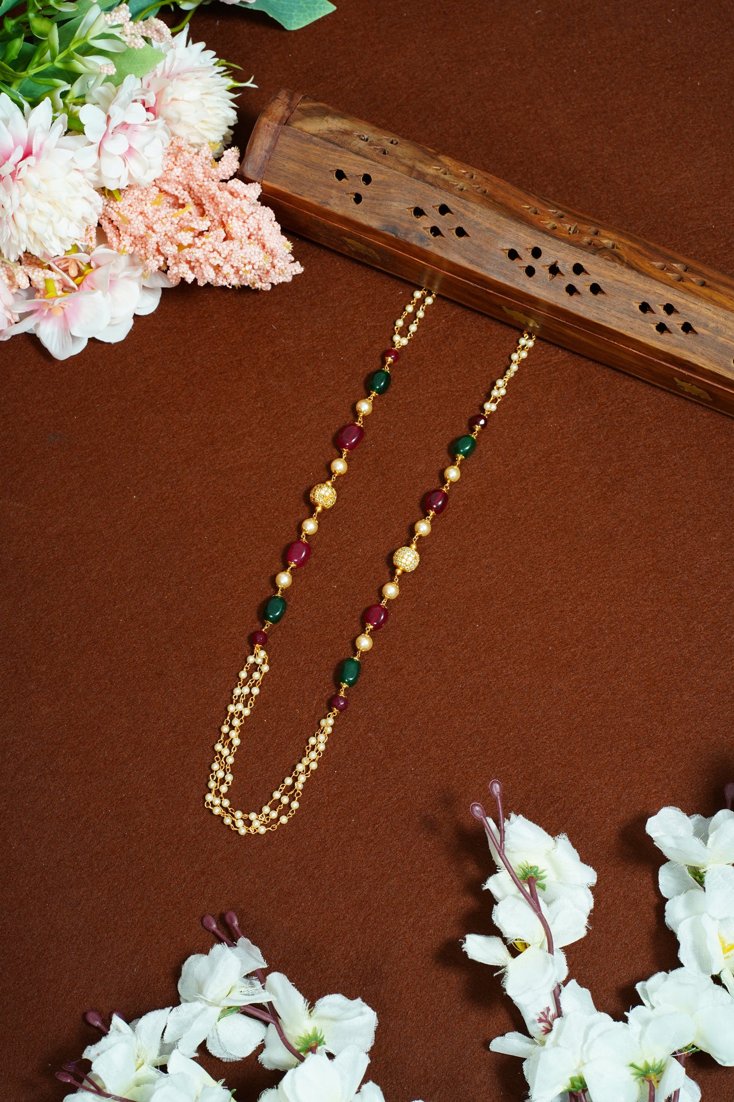 pearl layer beads chain
