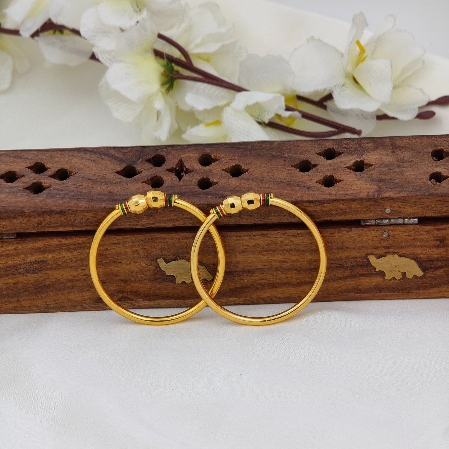 Cube joint kids bangle