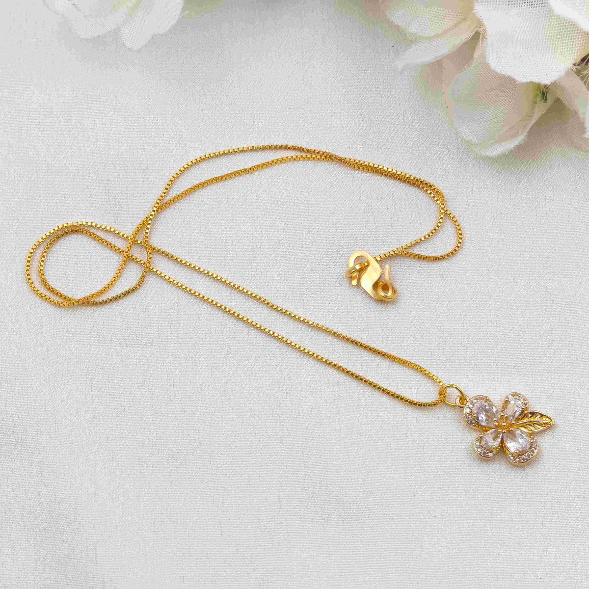 flora Diamond Anti tarnish chain