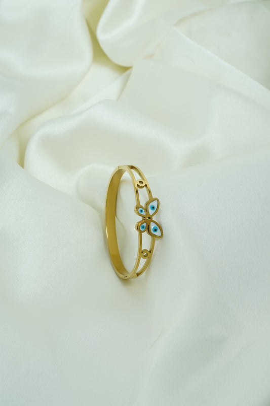 Blue butterfly Gold