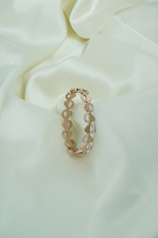 Half Heart rose gold