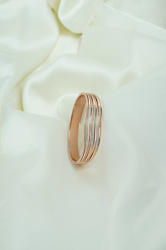 Three Wave rose gold