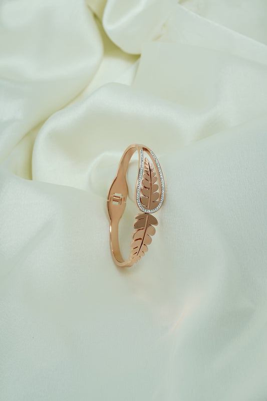 Drop Leaf rose gold