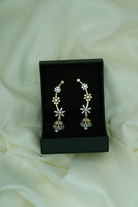 Soft shine jhumka earcuff