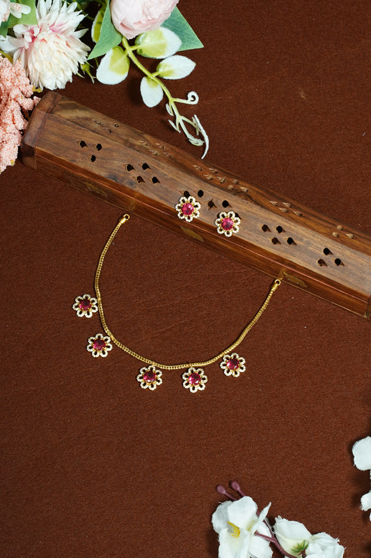 Pastel Ruby flower hanging