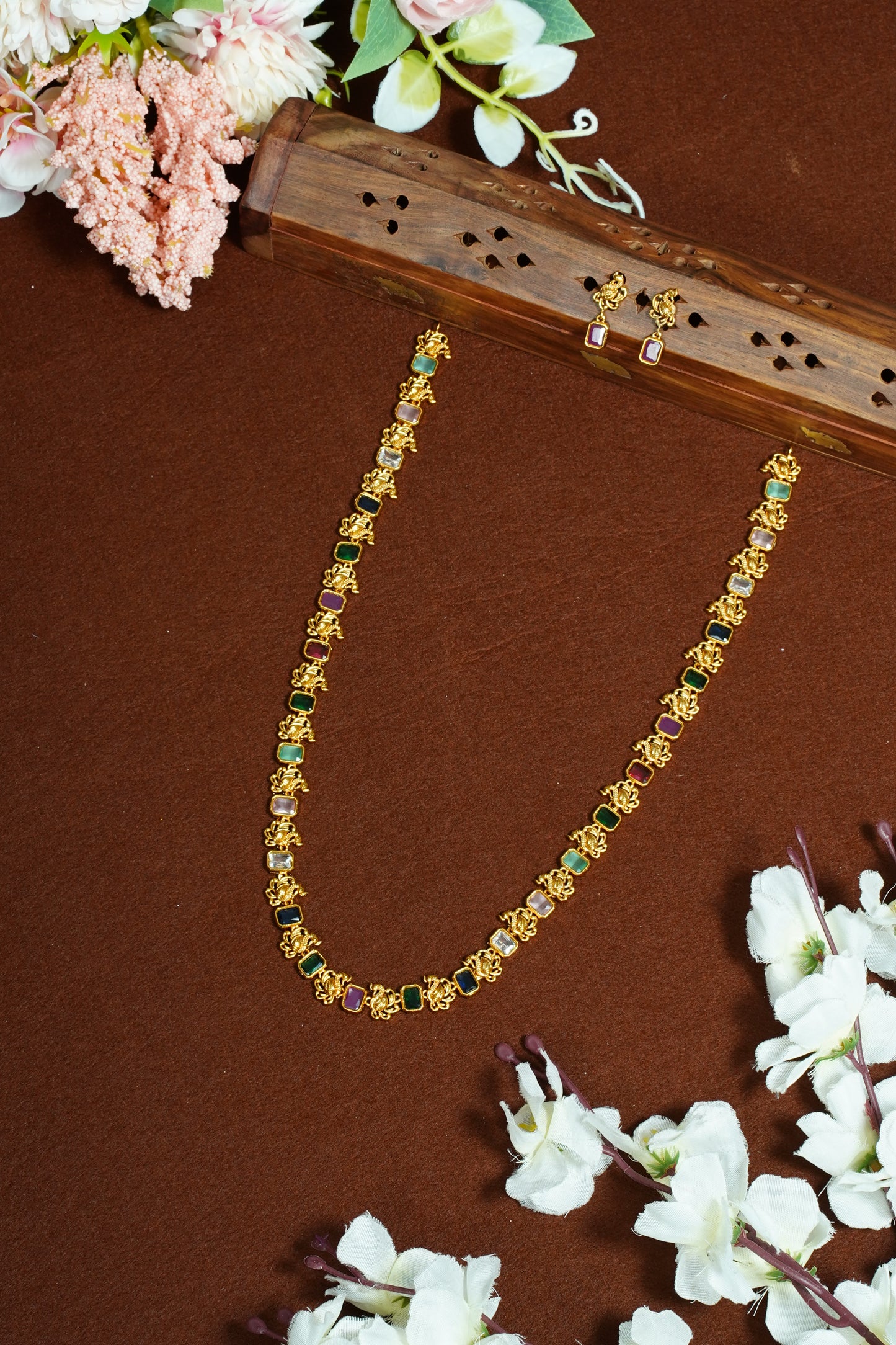 Navaratna peacock haram