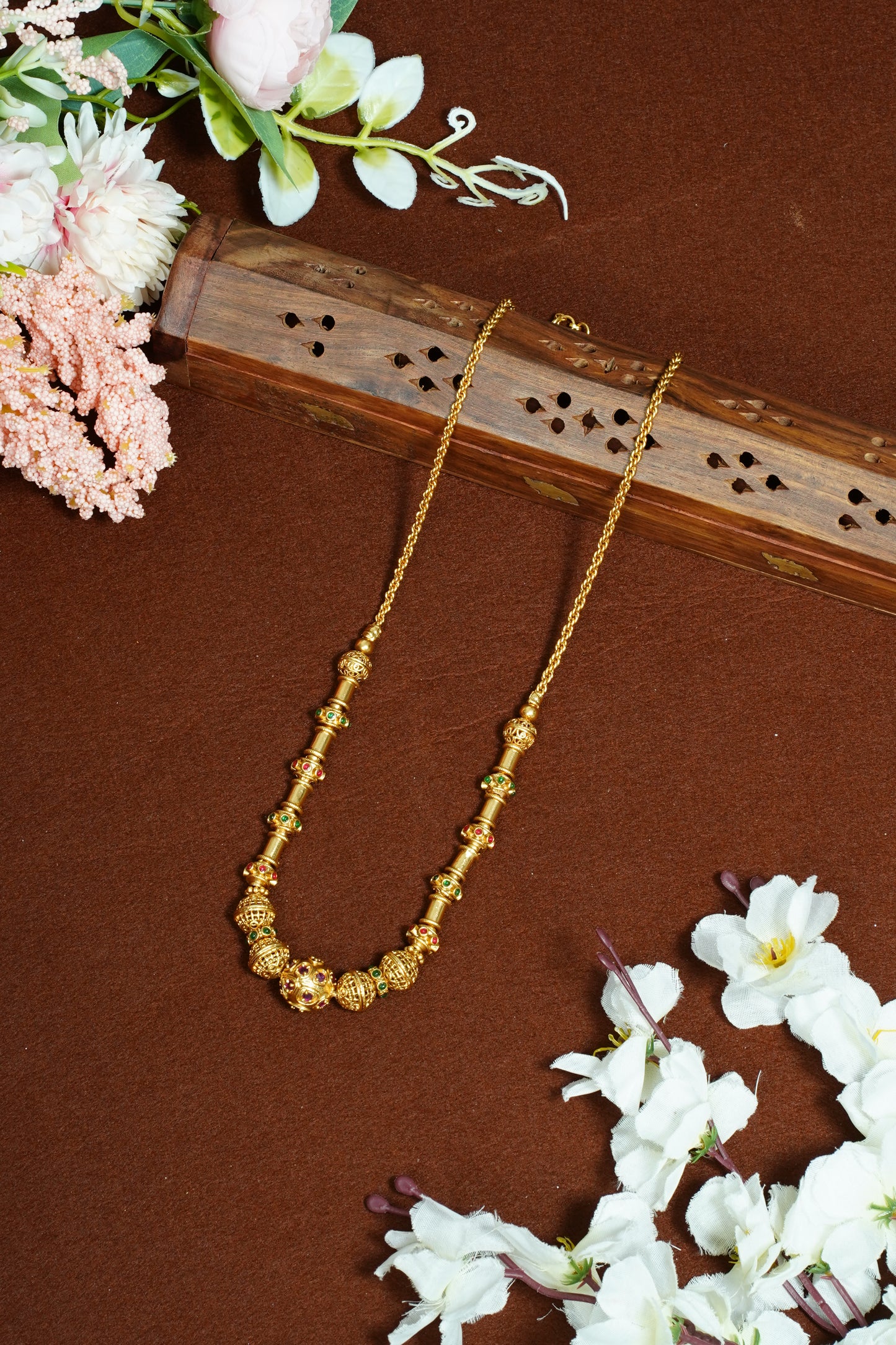 Vintage glow ball chain