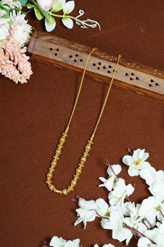 Royal gold ball chain