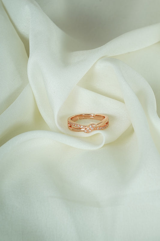 Zig Zag leaf Rose(Adjustable)