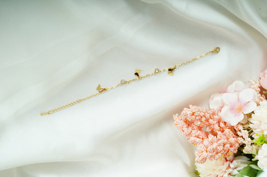 Hanging butterfly bracelets