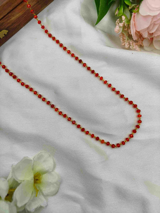 Red crystal chain