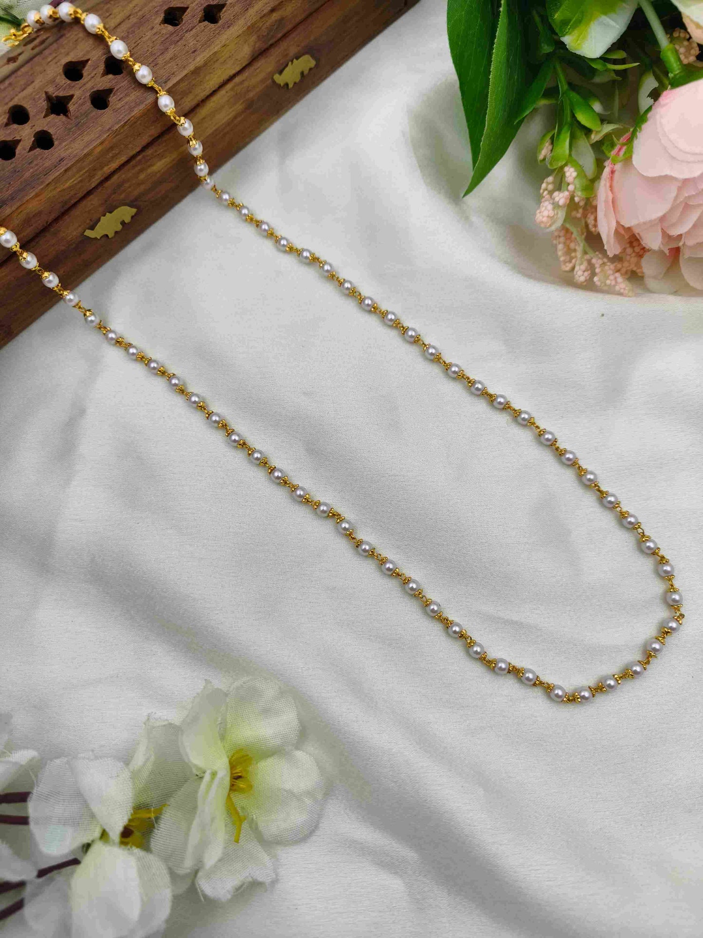 Real pearl inspire chain
