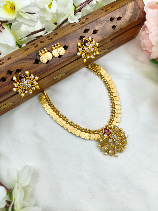 2 way royal ruby necklace