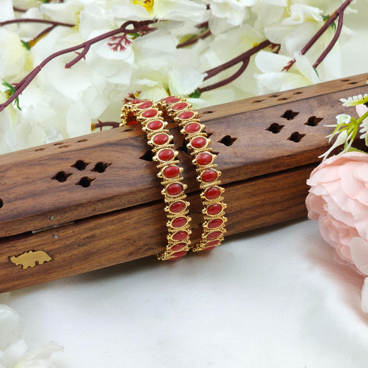 Heritage coral bangle