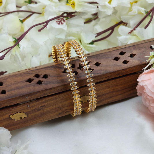 Two leaf kids bangle