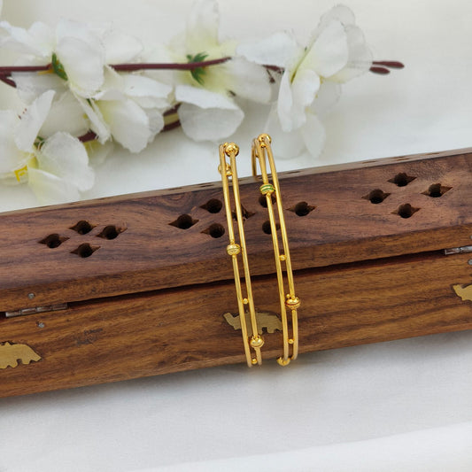 Tiny ball 2 layer bangle
