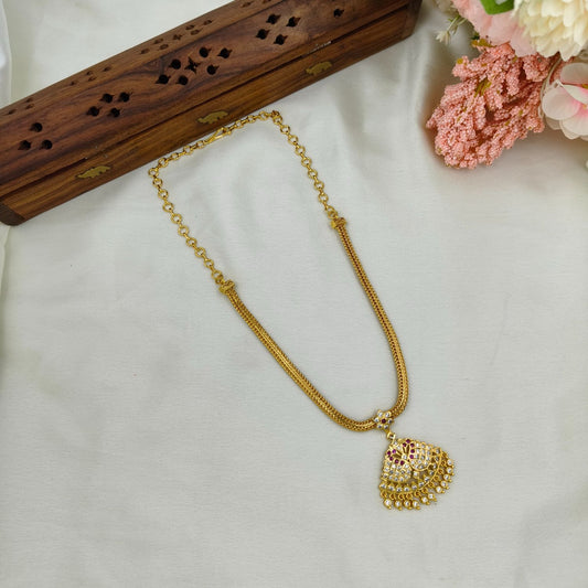 Vintage annam ruby attiga necklace