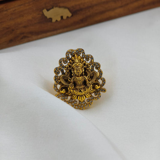 Statement nakshi ring (Adjustable)