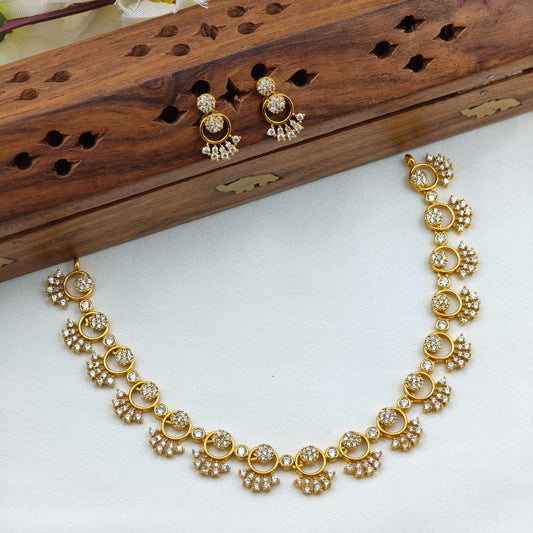 Wings diamond necklace