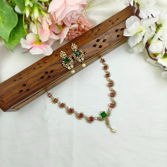Velvet Spark Necklace