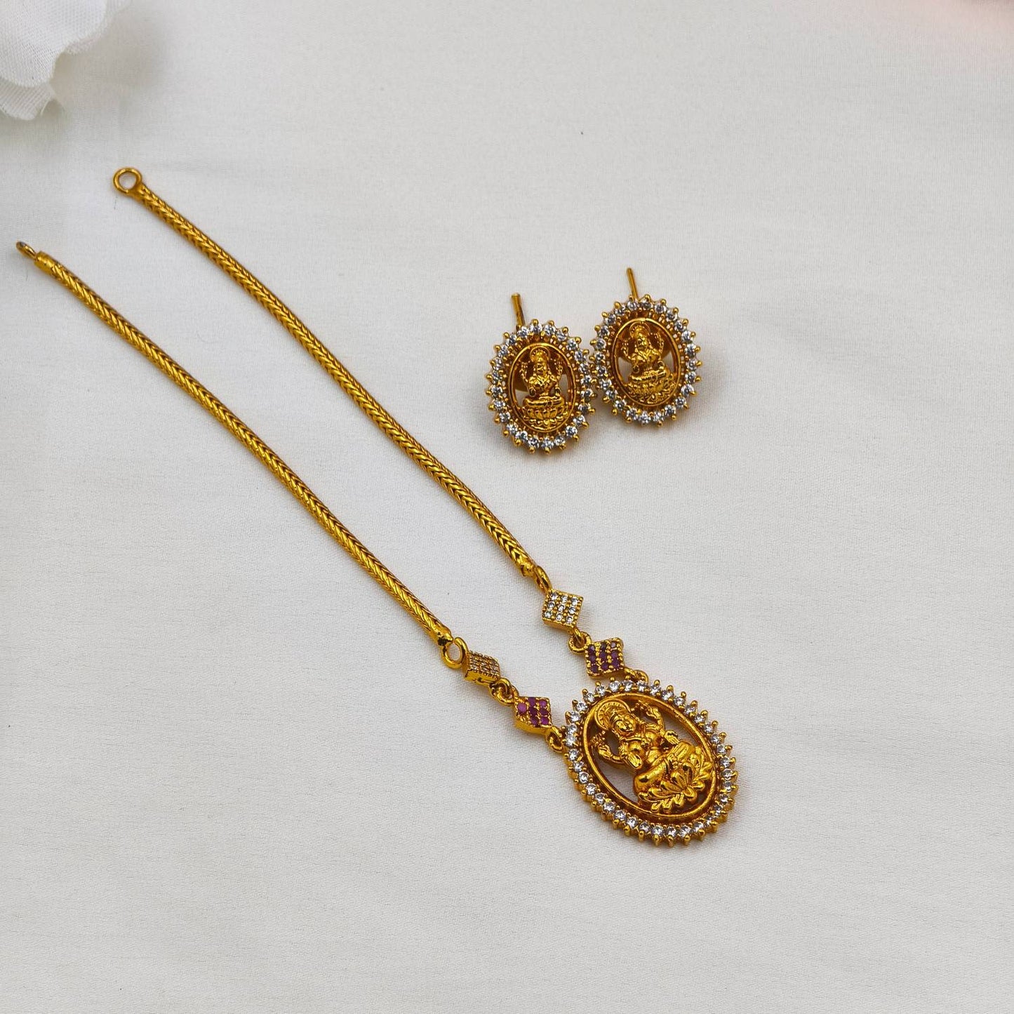 Bold Nakshi Lakshmi Necklace
