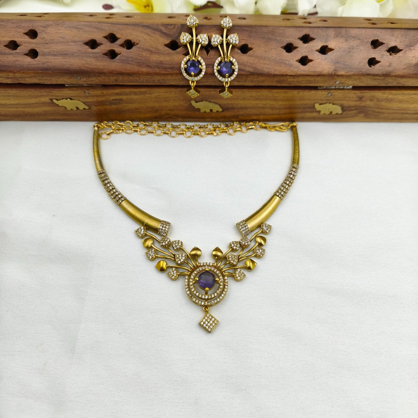 Divine Purple Necklace