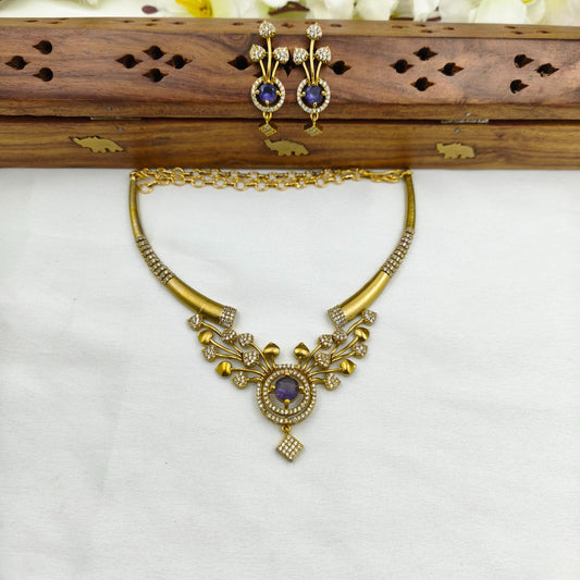 Divine Purple Necklace
