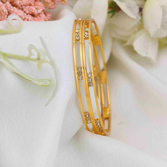 Three stone Kids Bangle 2