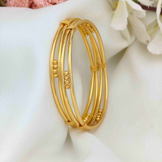 Two Line Ball Baby Bangle