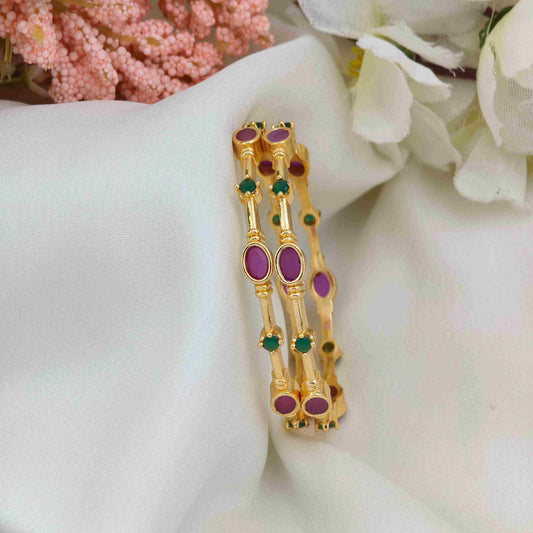 Multi-Colour Kundan Bangle