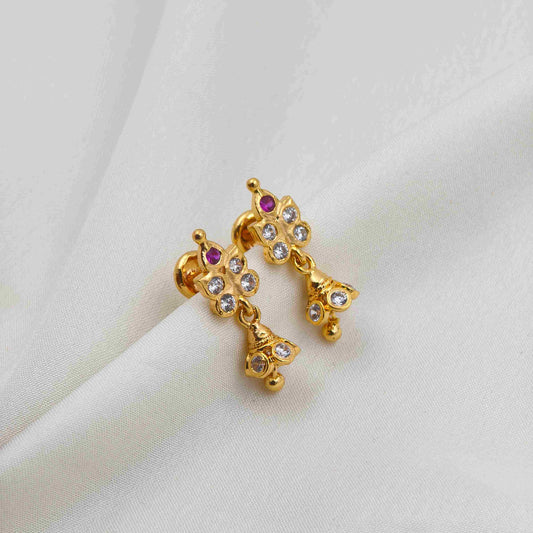 Tiny 5 stone Jhumka
