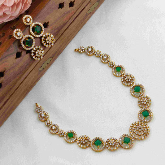 Green Diamond necklace