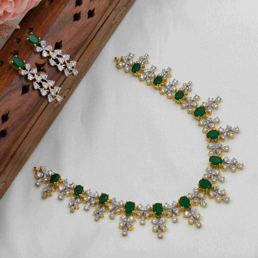 Emerald Stone necklace