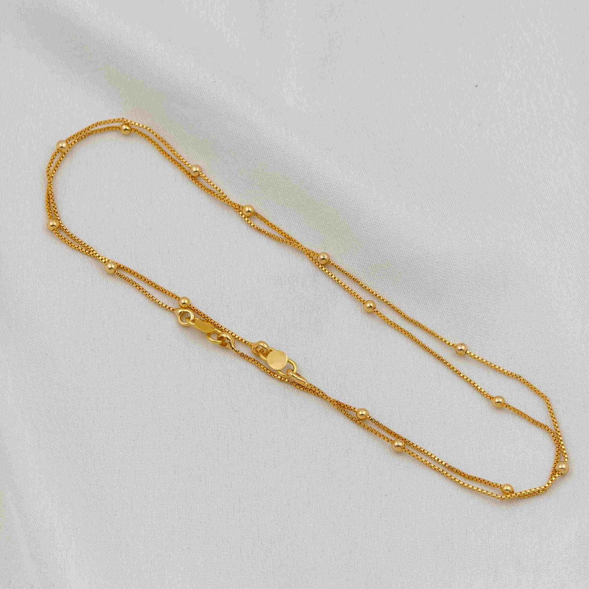 Plain ball Anklet ( free size)