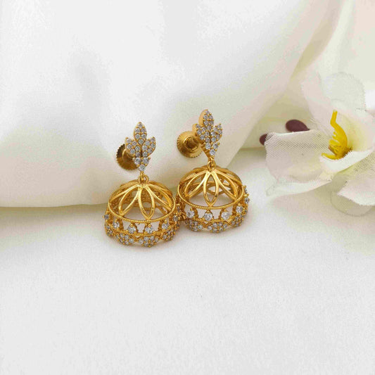 Floral victorian Jhumka