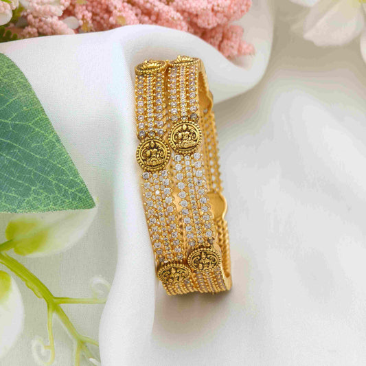 Diamond Stone laxmi Bangle