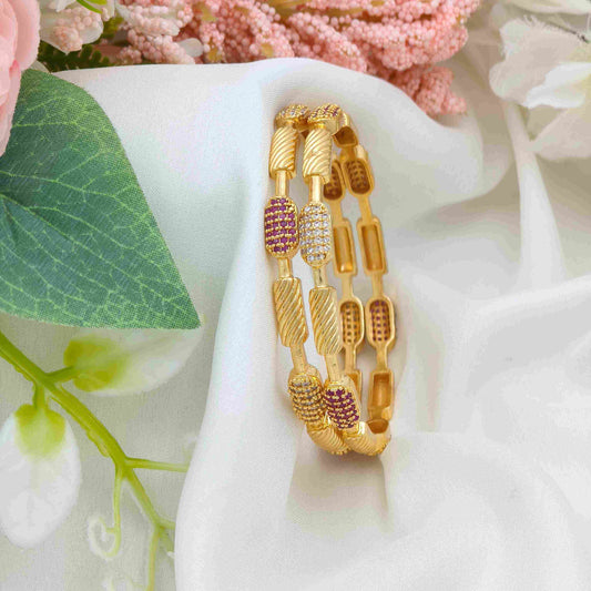 Multi stone diamond bangle