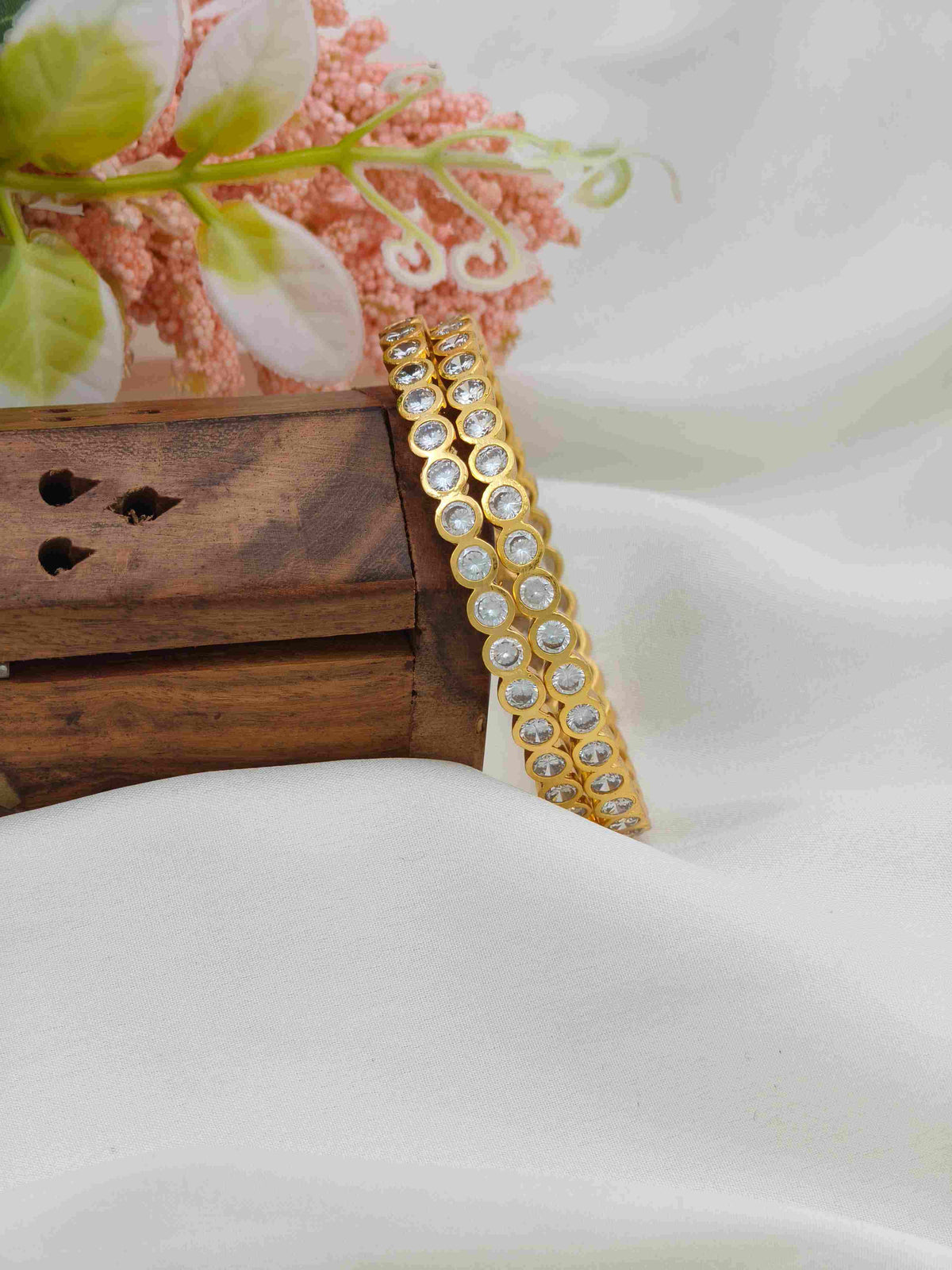 Full diamond stone bangle