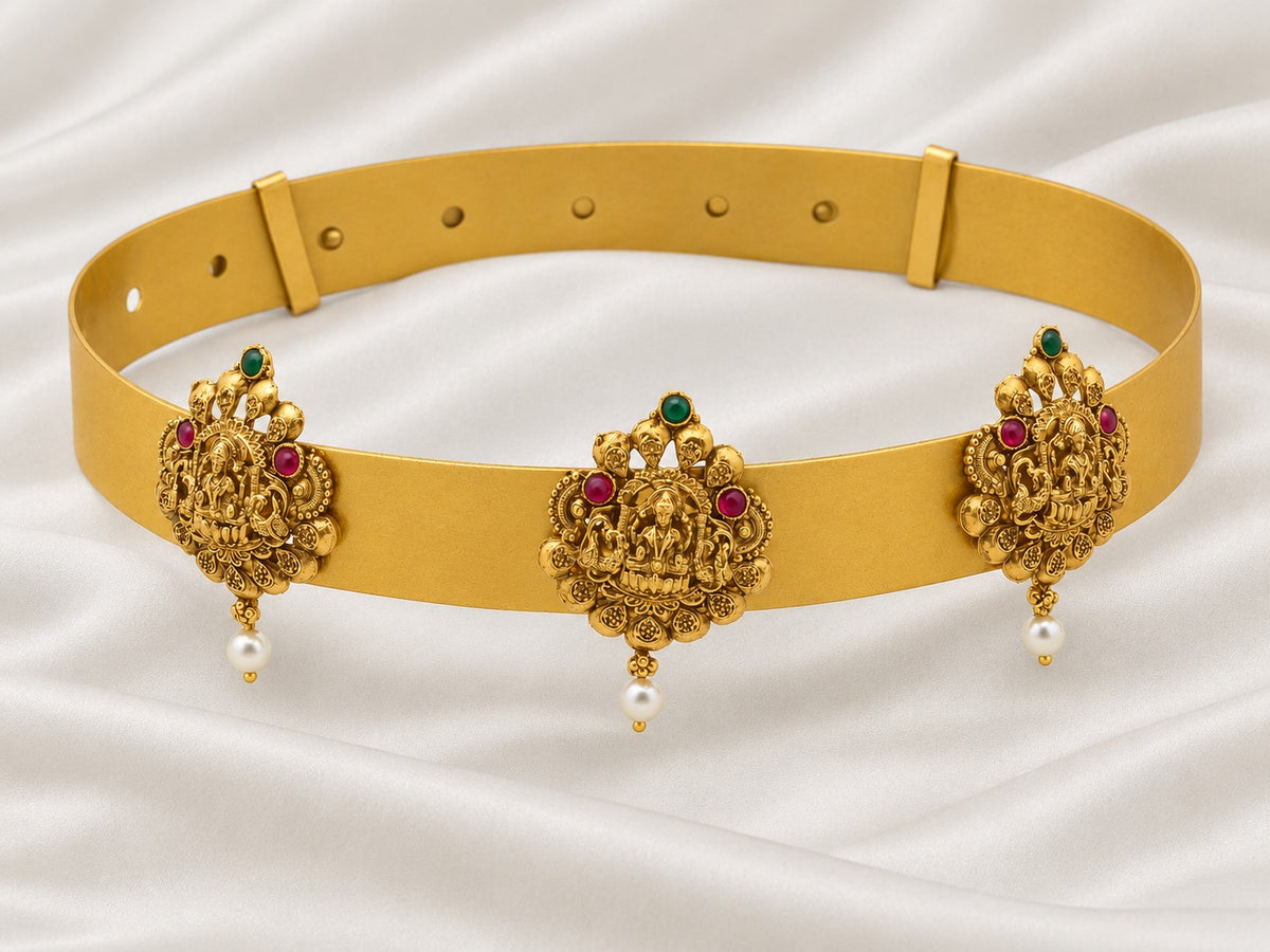 3 pendent Laxmi nakashi Hipbelt (Kids)